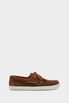 Suede boat shoes