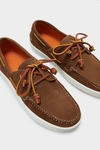 Suede boat shoes