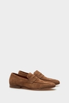 Suede loafers