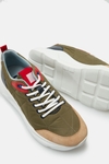 Origami quilted nylon sneakers