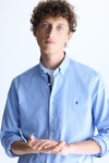 Grosgrain gingham check Oxford shirt