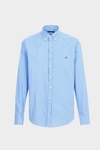 Grosgrain gingham check Oxford shirt