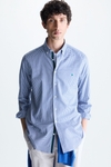 Grosgrain gingham check Oxford shirt