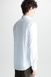 Grosgrain-trimmed Oxford shirt