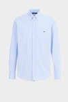 GROSGRAIN-TRIMMED OXFORD SHIRT