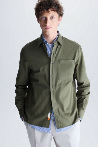 PG TAPE COTTON TWILL OVERSHIRT