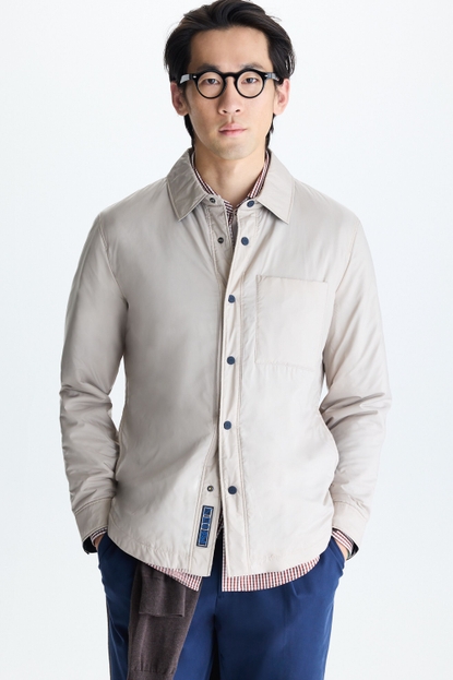 PG TAPE QUILTED NYLON OVERSHIRT