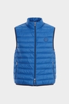 Quilted technical nylon gilet