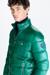 Down-quilted technical nylon jacket