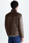 Origami quilted technical nylon jacket