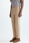 Cotton twill regular fit chino trousers