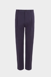 Cotton twill relaxed fit trousers