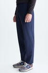 Technical nylon relaxed fit suit trousers