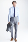 TROPICAL WOOL CLASSIC FIT SUIT TROUSERS