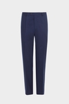 Wool flannel classic fit trousers