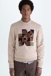 Gambito flocked sweatshirt