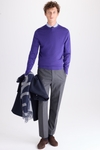 Crew neck merino wool sweater