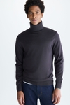 Turtleneck merino wool sweater