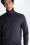 Turtleneck merino wool sweater