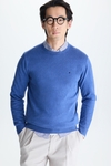 Crew neck cotton sweater