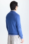 Crew neck cotton sweater