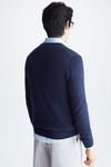 V-NECK PIMA COTTON SWEATER