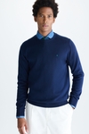 CREW NECK PIMA COTTON SWEATER