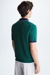 CONTRASTS KNIT POLO SHIRT