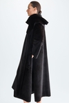 Fur oversize long coat