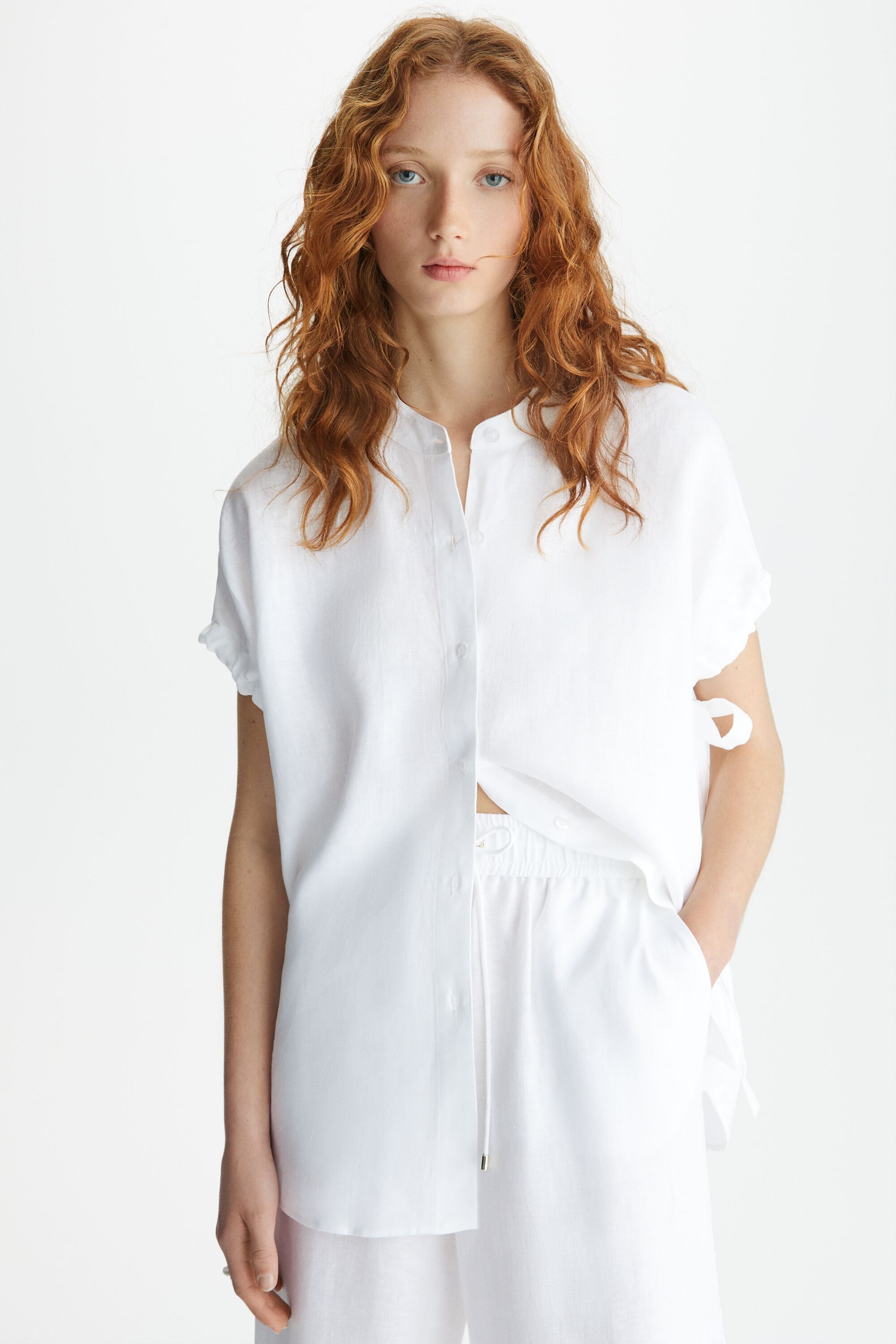 LINEN OVERSIZE SHIRT