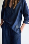 Camisa oversize denim