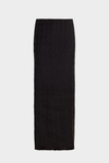 CRINKLE STRAIGHT-FIT LONG SKIRT