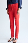 Satin skinny trousers