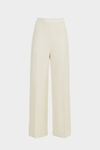 Crepe wide-leg trousers