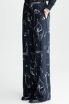 Trazo Cala print double-faced straight-fit trousers