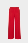 Knit straight-leg trousers