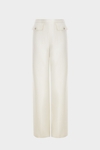 Wool straight-leg trousers