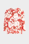 Cala Frida print twill jersey A-line t-shirt