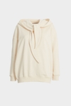 Detachable hood fleece sweatshirt