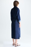 Chain denim oversize midi dress