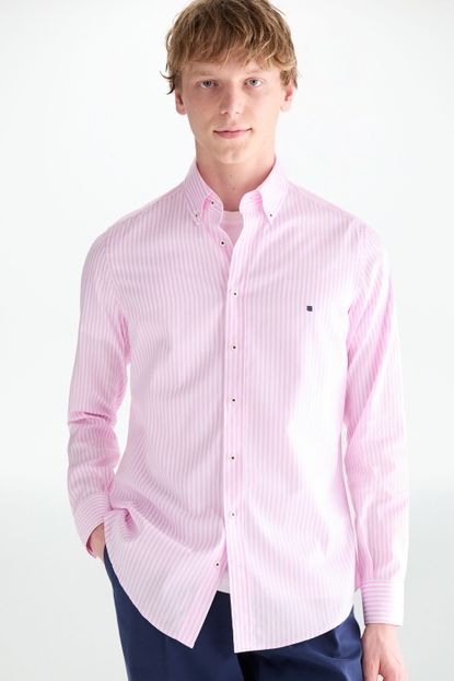 CANDY STRIPE POPLIN SHIRT