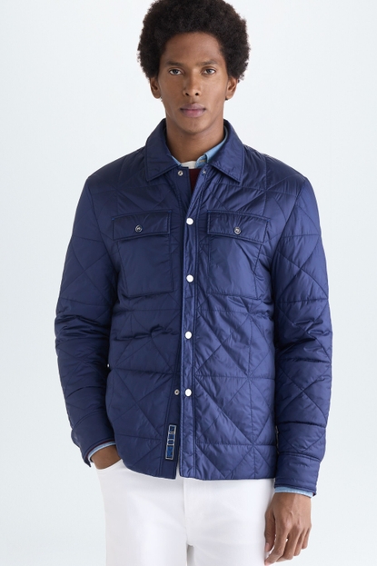 ORIGAMI QUILTED NYLON OVERSHIRT