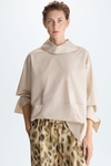 Oversized cotton poplin shirt