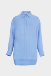 Cupro oversize shirt