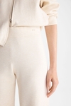 Double-faced stretch-knit straight-leg trousers