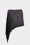 Metallic multi-position asymmetric cape