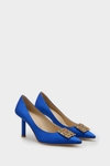 Rectangles satin 80 pumps