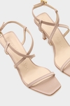 Rectangles satin 80 sandals