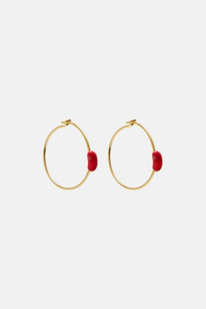 CONFETTI HOOP EARRING