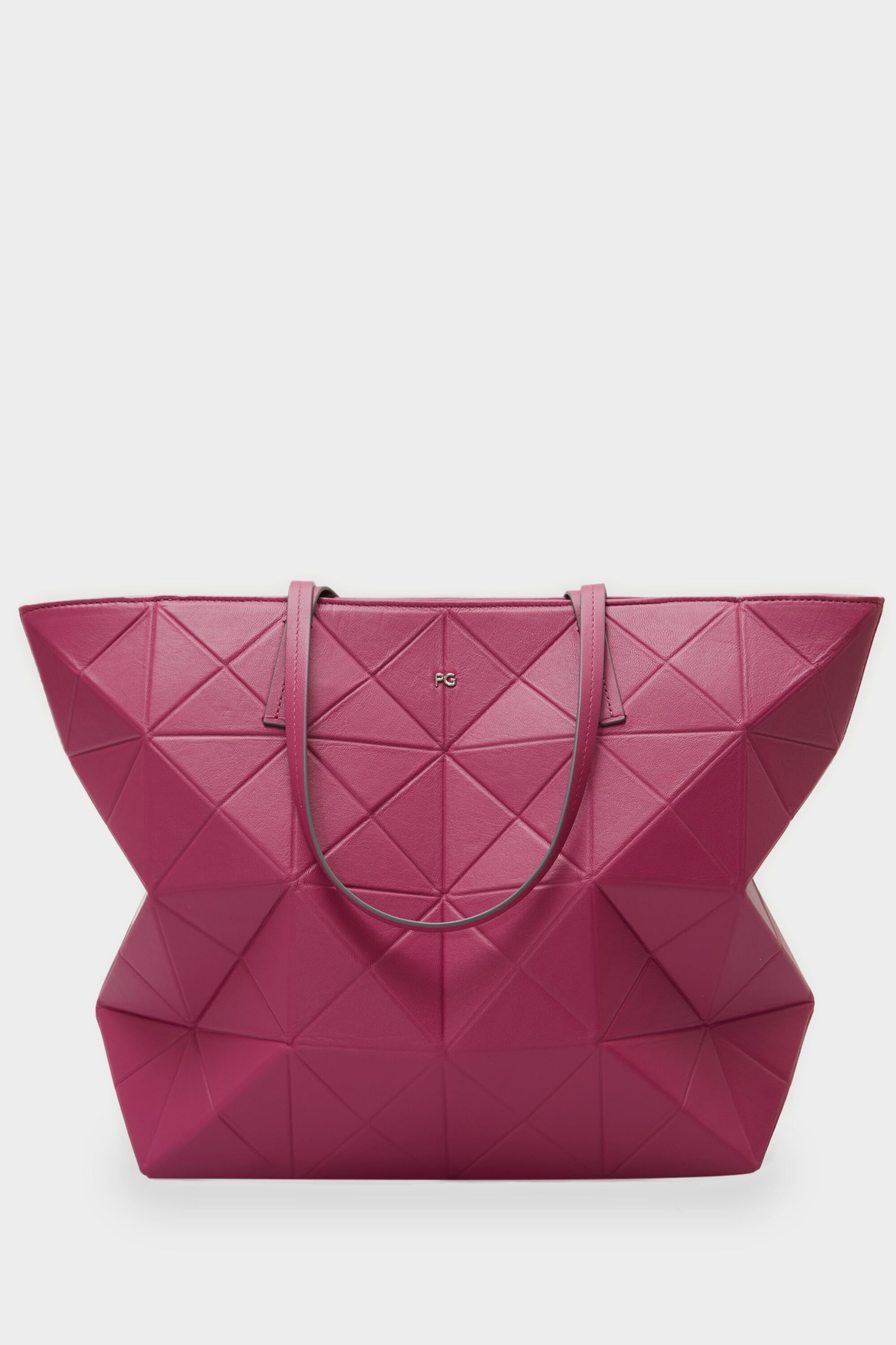 Origami zipped shoulder bag